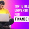 Top 15 Best Universities for Finance in USA 2023