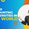 Top 10 accounting universities in the world