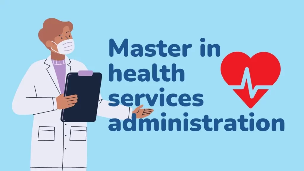 Master in health services administration